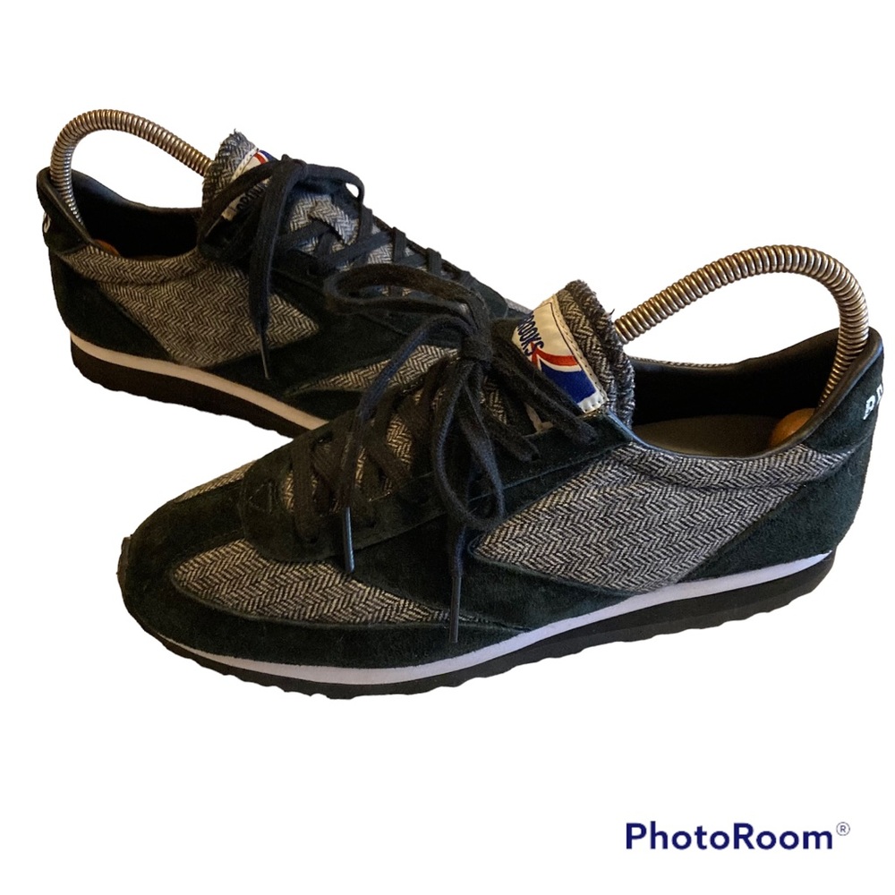 Brooks Vanguard Heritage Herringbone Gray Sneakers Womens 7.5